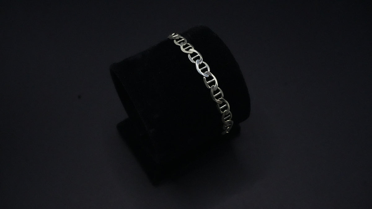 Flat Disc Links Bracelet