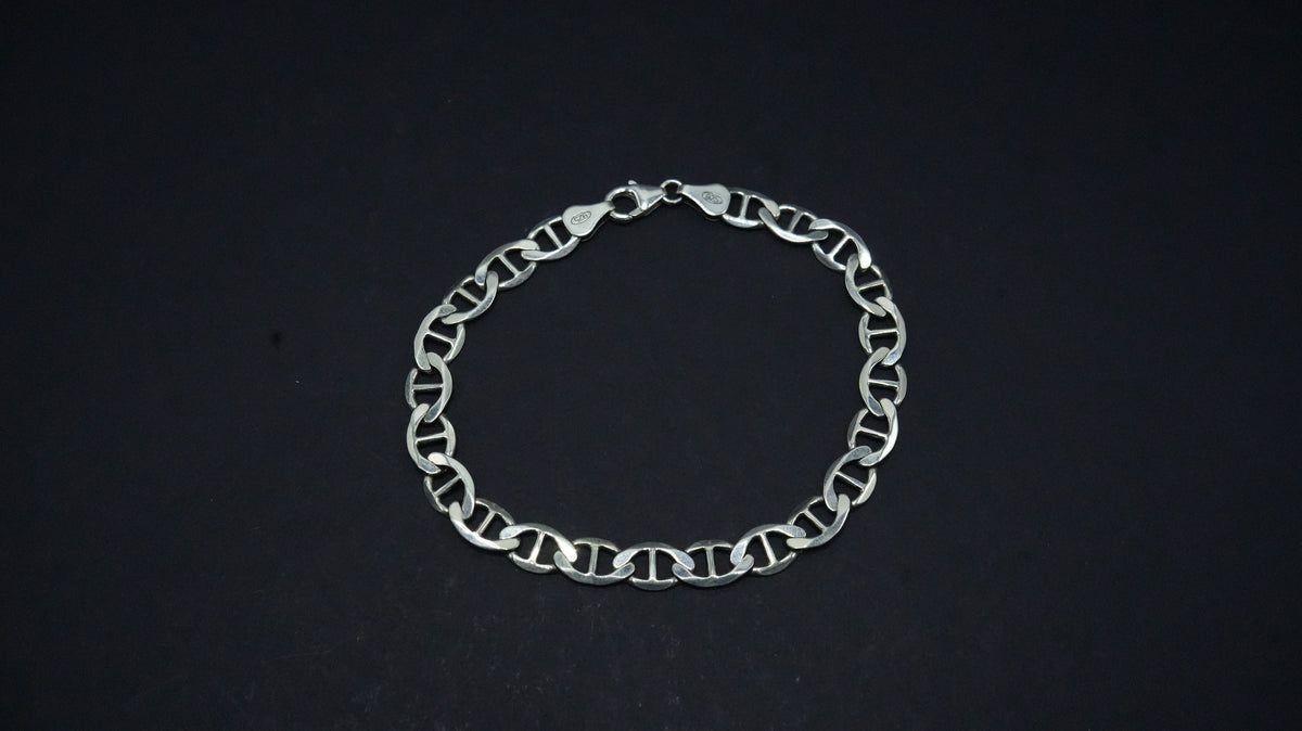 Flat Disc Links Bracelet