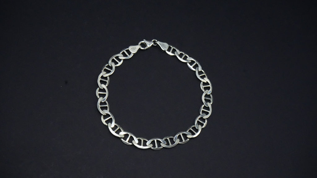 Flat Disc Links Bracelet
