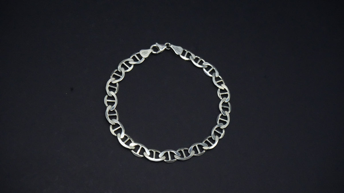 Flat Disc Links Bracelet